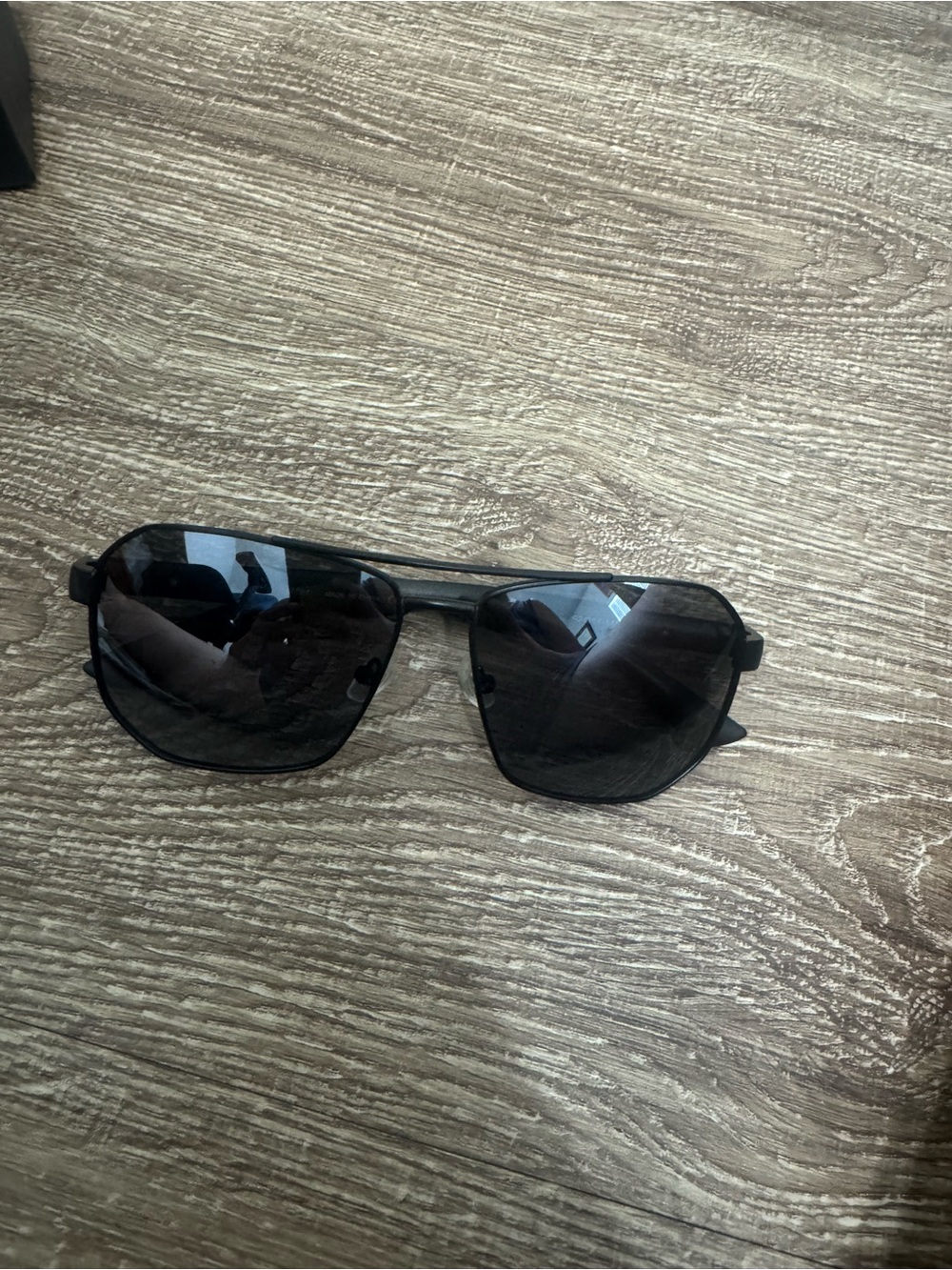 Classic Black Aviator-Style Luenx Sunglasses